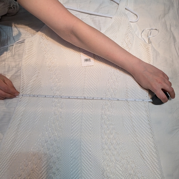 Vince Sleeveless Sweater Macrame Midi Dress - Picture 14 of 16